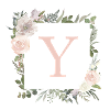 Y Monogramme Eucalyptus Boho