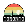 Toronto Canada Flag Skyline Travel Souvenir