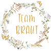 Team Braut! Boho Kranz, personalisierbar