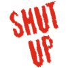 Be quiet! (red)