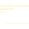 Labrador Retriever Grandpa Definition