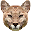 Silver Lion Polygon