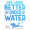 Diving underwater