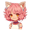 Kemonomimi Kawaii Anime Girl Manga Design