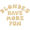 Blonde blondiner citat