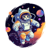 Cat Space Astro