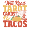 Tarotkartenleser Liest Tarotkarten für Tacos