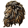 Royal lion motif