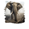 Elefanten realistic Elefant