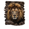 Lion realistic lion