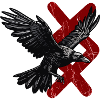 Wikinger-Raben-Rune