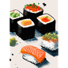 Sushi-Rollen