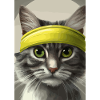 Tennis-Katze