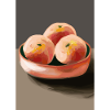 Drei Pfirsiche