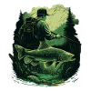 Angler auf der Jagd