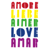 Love Rainbow Diverse Languages
