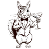 EICHHÖRNCHEN GRAPHIK