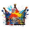 BUNTE KRONE FASSERFARBEN