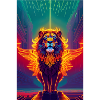 Winged lion