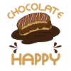 Chocolate makes me happy