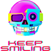 Laughing Robot Skull