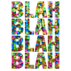 BLAH blah Blah Confetti