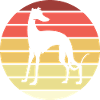 Whippet Retro Hund