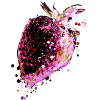 Strawberry,pink,popart,artwork,Painting