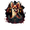 Chihuahua Costume d'Halloween - Citrouille