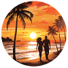 Beach Romantic Couple
