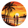 Beach, Island, Sea, Sunset