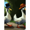 Zwei Enten