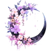 Moon purple Flowers