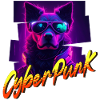 Cyberpunk dog