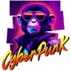 Cyberpunk Monkey