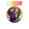Cool Retro Labrador