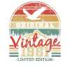 Original 1981 Birthday Retro