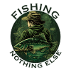Anglers fishing with lettering