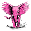 Lolo the pink elephant