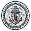 Anchor logo, nautical