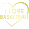 I love basketball heart
