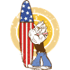 Popeye Tabla de Surf Americana