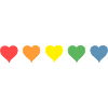 Rainbow Hearts
