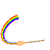 Regenbogen Hexe