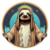 Funny Sloth Jesus