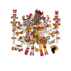 Calendrier aztèque - Quetzalcoatl