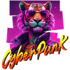 Cyberpunk Tiger