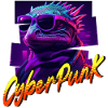 Cyberpunk lizard