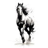 Cheval au galop