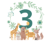 3rd anniversary - third anniversary animals